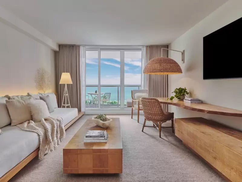 Ocean Front One Bedroom Suite with Balcony