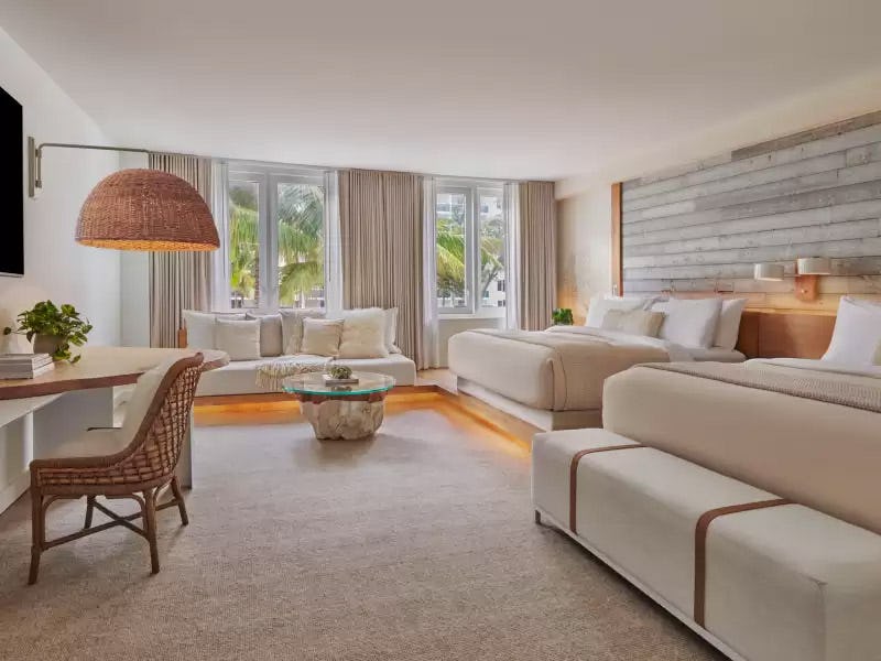 Ocean View Connecting Junior Suite King with Balcony & Two Kings