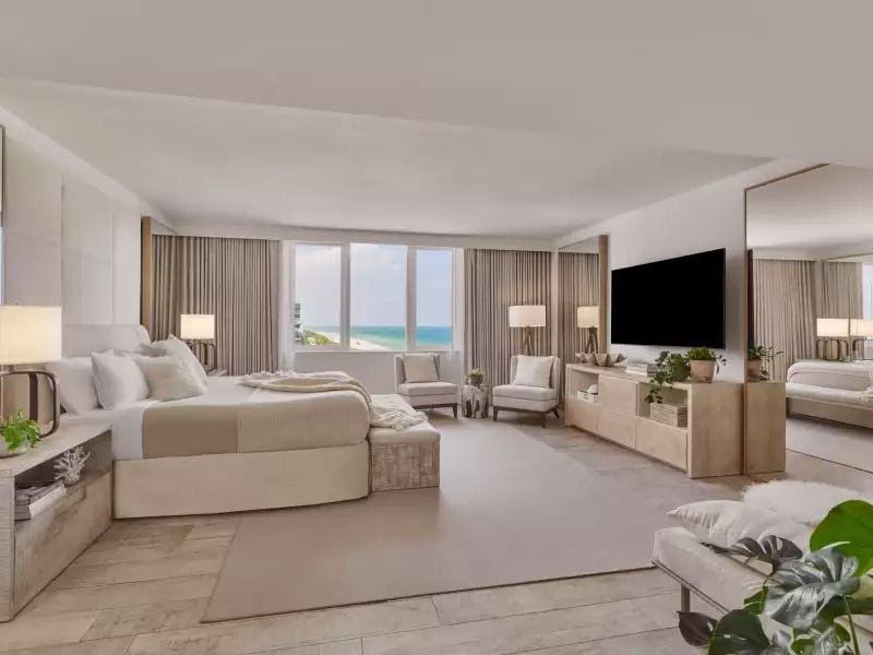 Ocean View Three Bedroom Home with Balcony