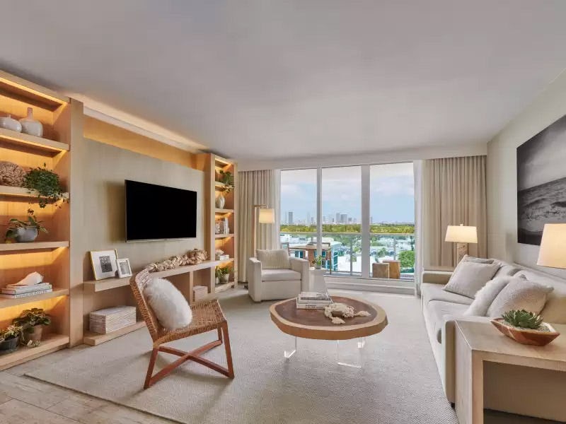 Skyline View One Bedroom Home with Balcony