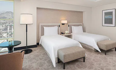 Deluxe Room Twin Partial Haram View