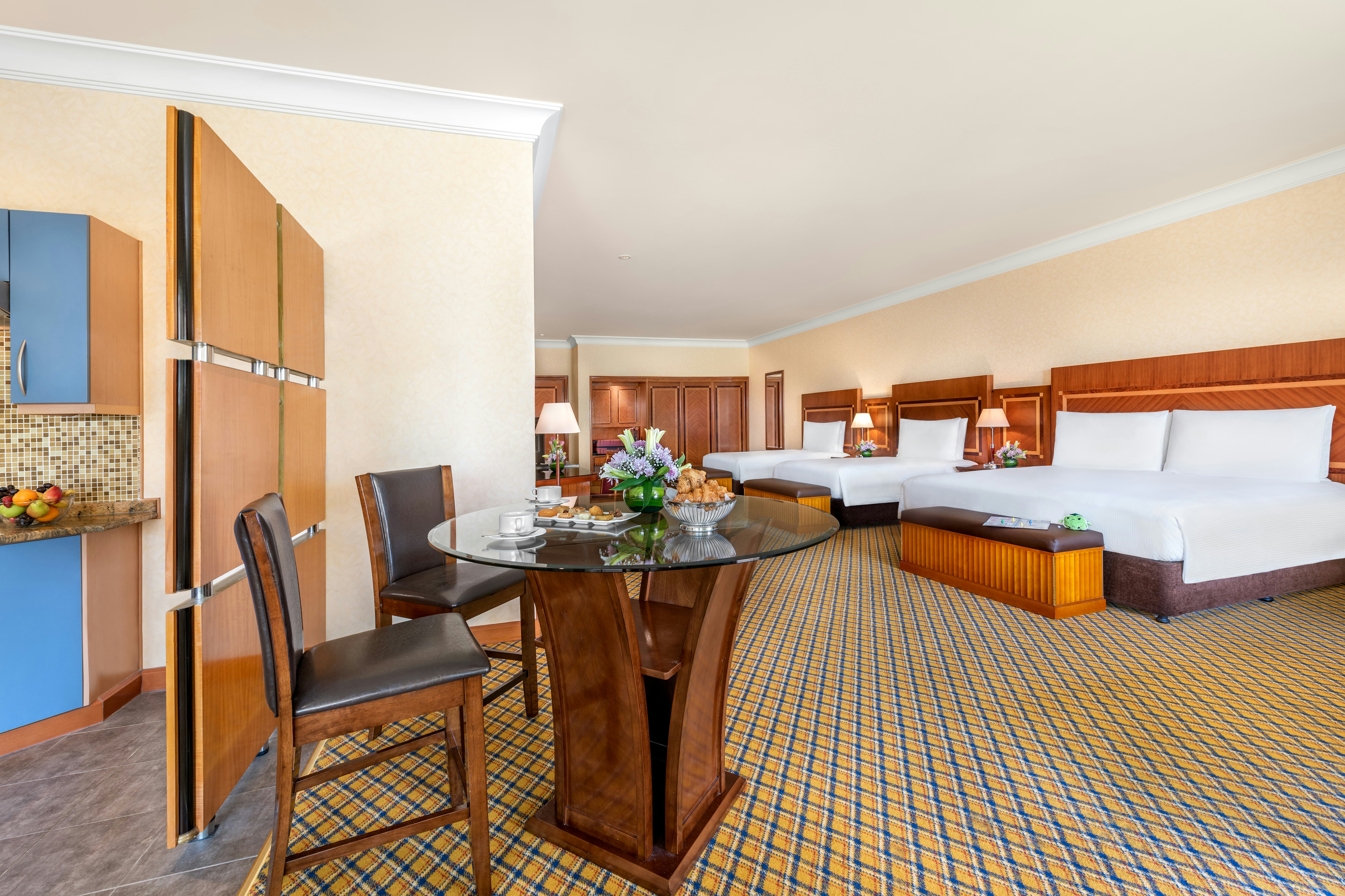 FAMILY ROOM WITH KITCHENETTE