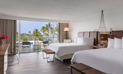 Alligator Reef Partial Ocean View Room Two Queen Beds