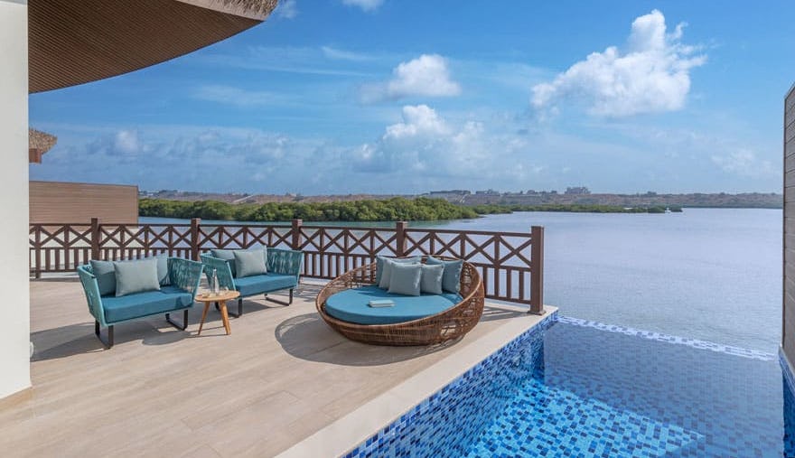 Over Water Pool Villa