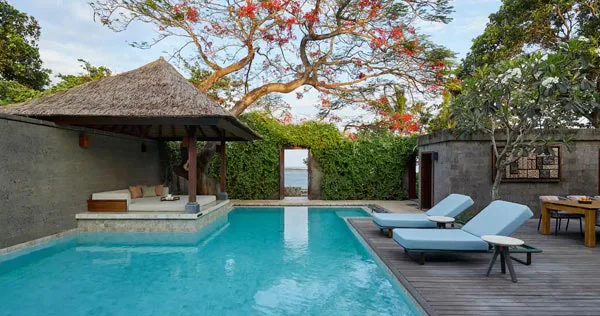 2 Bedroom Beach Villa with 2 Twin Beds in each room