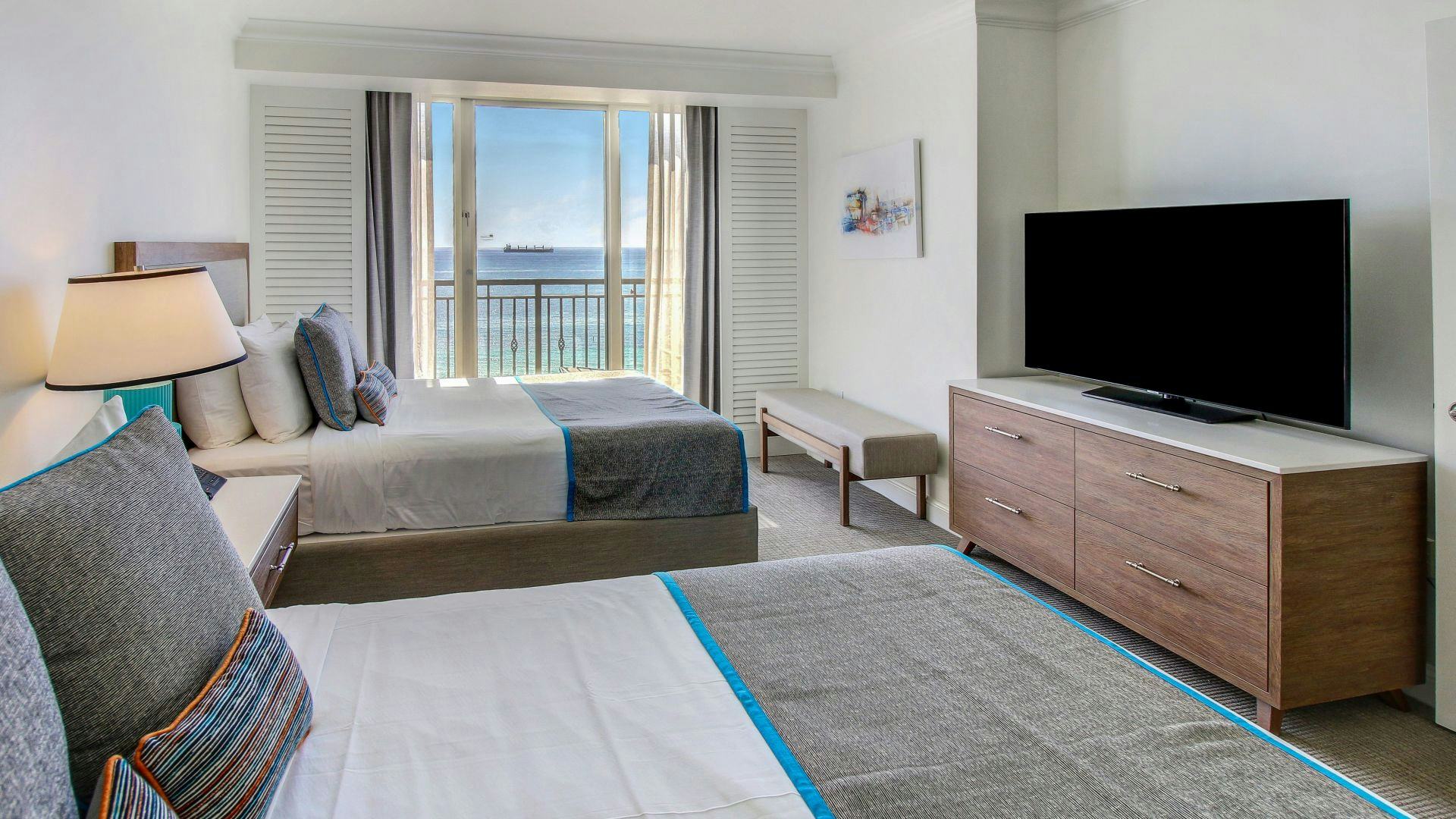 Oceanfront 1 Bedroom Suite - 2 Queen