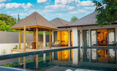 Two Bedroom Sunset Family Beach Villa with Pool