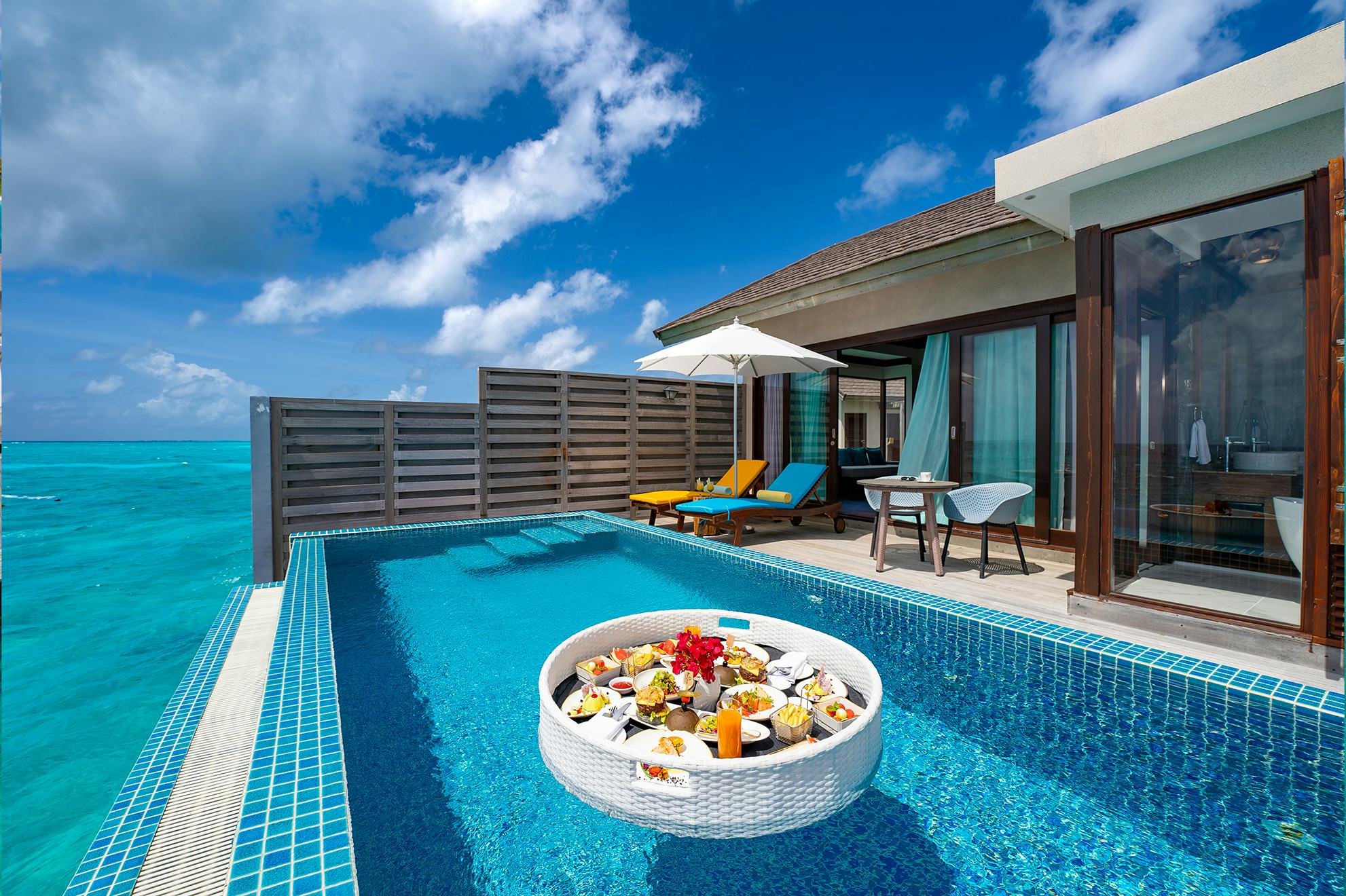 Sunset Water Villa with Pool