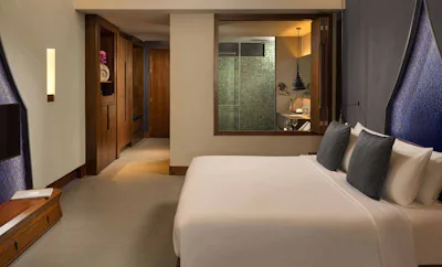 Deluxe Room, Pool View, 1 King Bed & 1 Sofa Bed