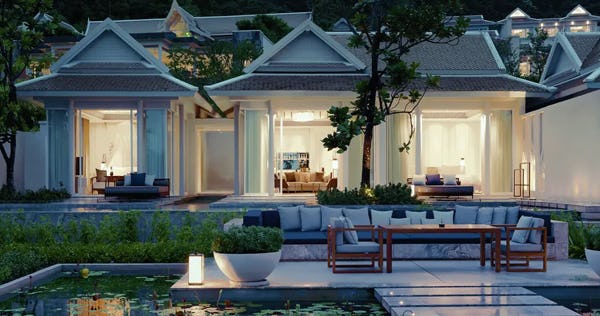 Two-Bedroom Beachfront Pool Villa