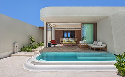 One-Bedroom Sunset Beach Pool Villa