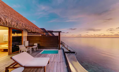 Sunset Water Bungalow with Jacuzzi