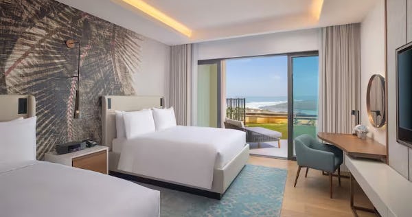 TWO QUEEN BEDS DELUXE ROOM WITH OCEAN VIEW