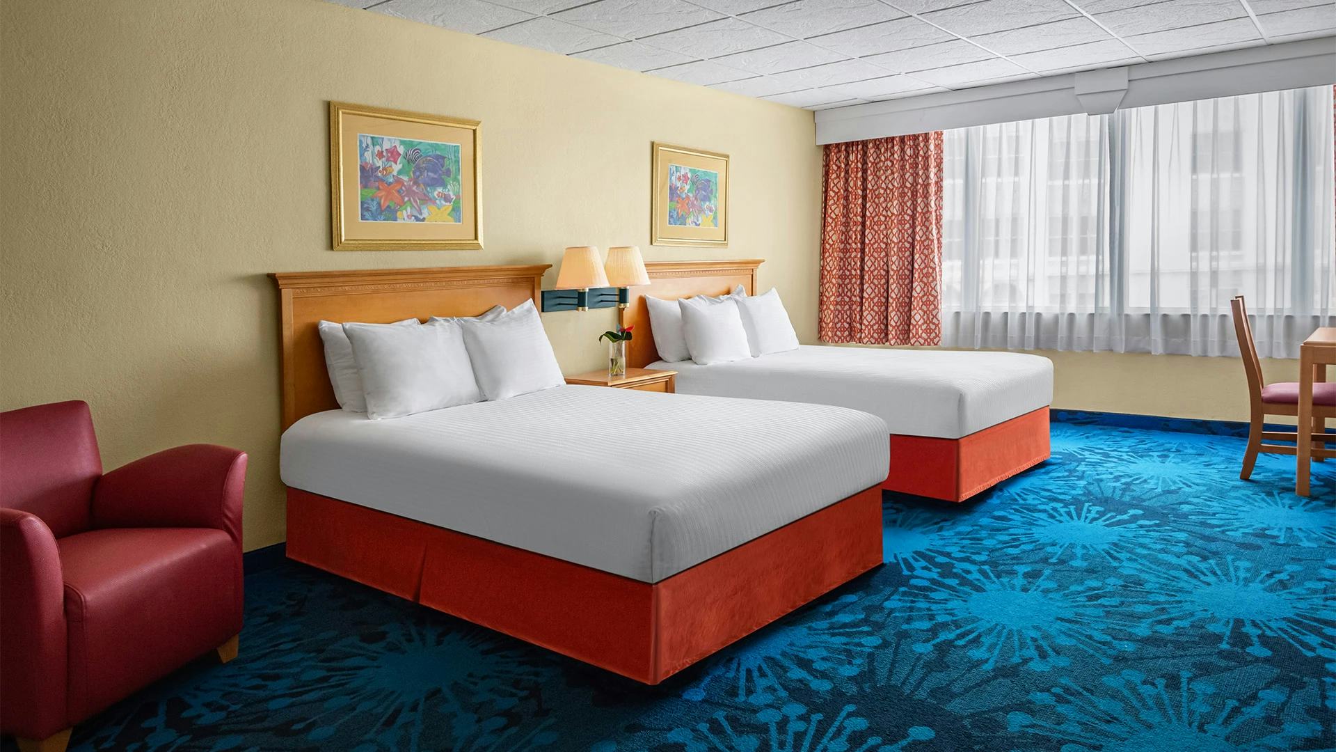 Boulevard View 2 Double Beds