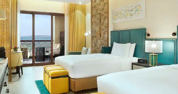Two Queen Bed Bay Club Room With Sea View