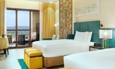 Two Queen Bed Bay Club Room With Sea View