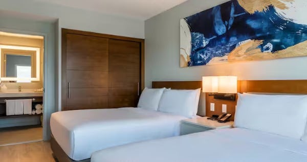 Pool View 2 Queen Beds 1 Bedroom Suite