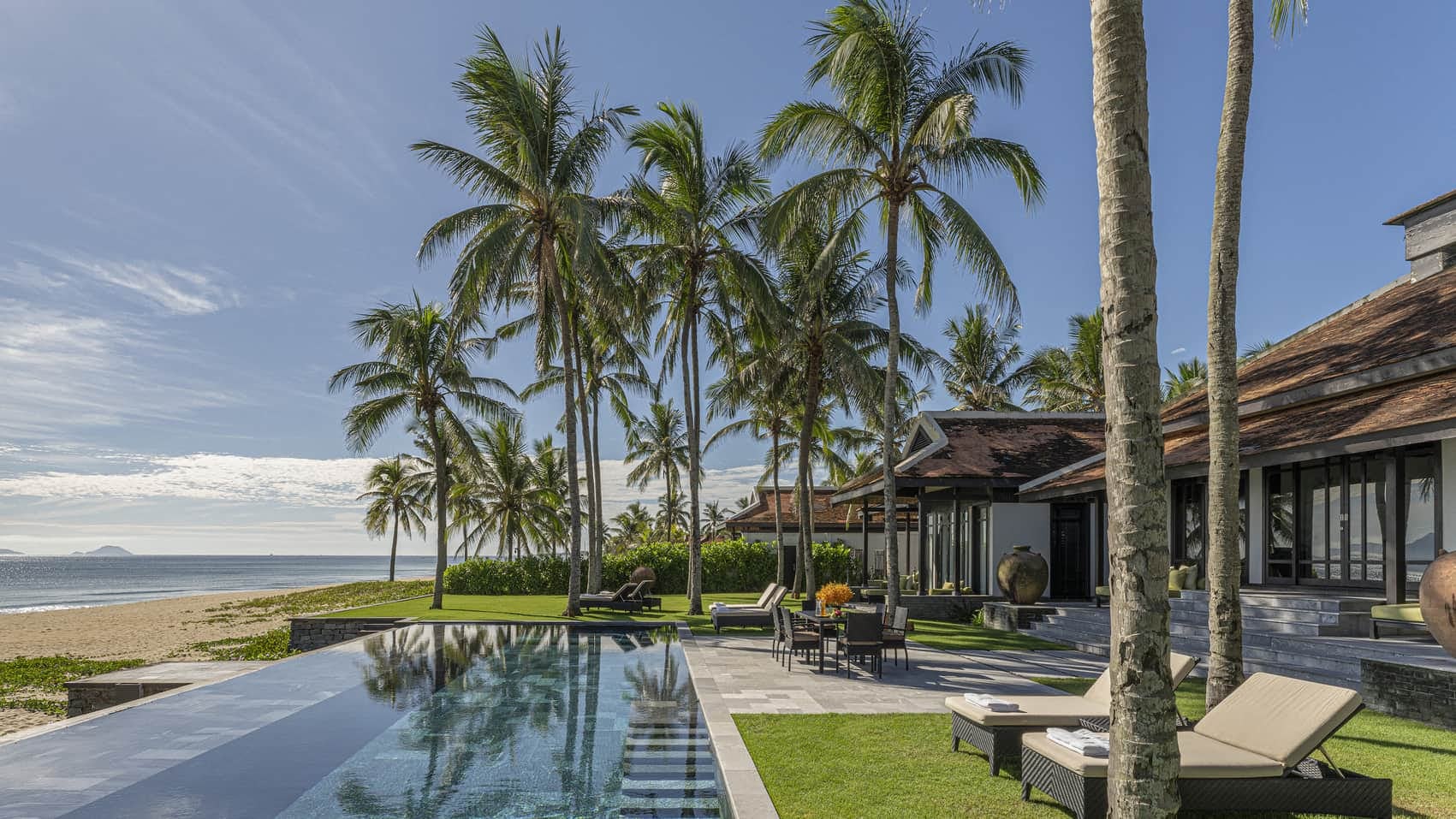 Three-Bedroom Beachfront Pool Villa