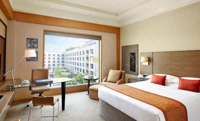 1 King Bed Courtyard View