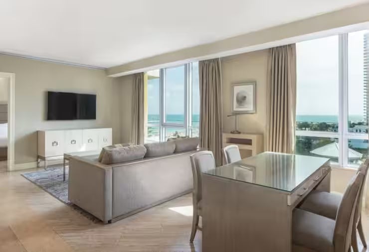 1 King 1 Bedroom Suite Partial Ocean View