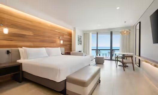 Ocean Front One King Bed Guestroom