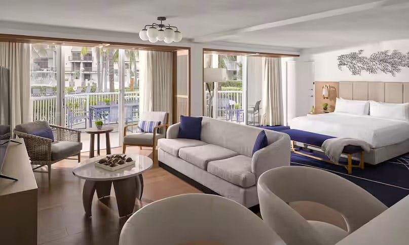 1 King Bed Suite Marina View Balcony