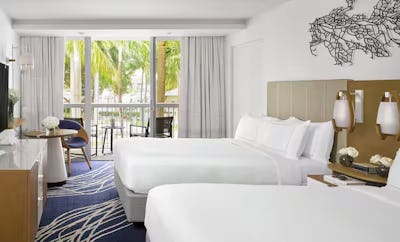 2 Double Beds Tower Balcony