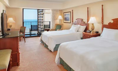 Kalia Tower Ocean View 2 Double Beds