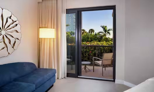 1 King Bed Partial Ocean View