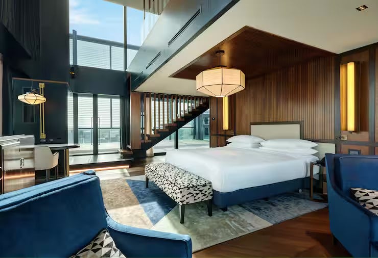 Presidential Duplex Suite with Lounge Access