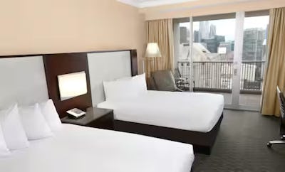 Balcony Skyline View - 2 Double Beds