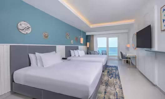 Two Queen Beds Deluxe Room -partial Sea View
