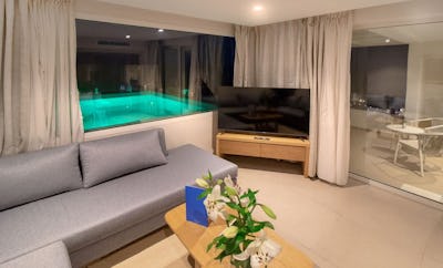 Pool heated room