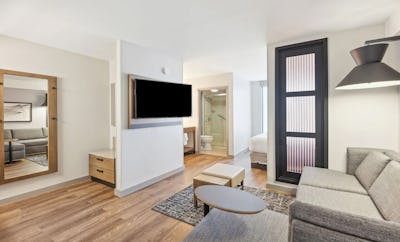 Accessible King Bed/Roll-In Shower (with sofa bed)