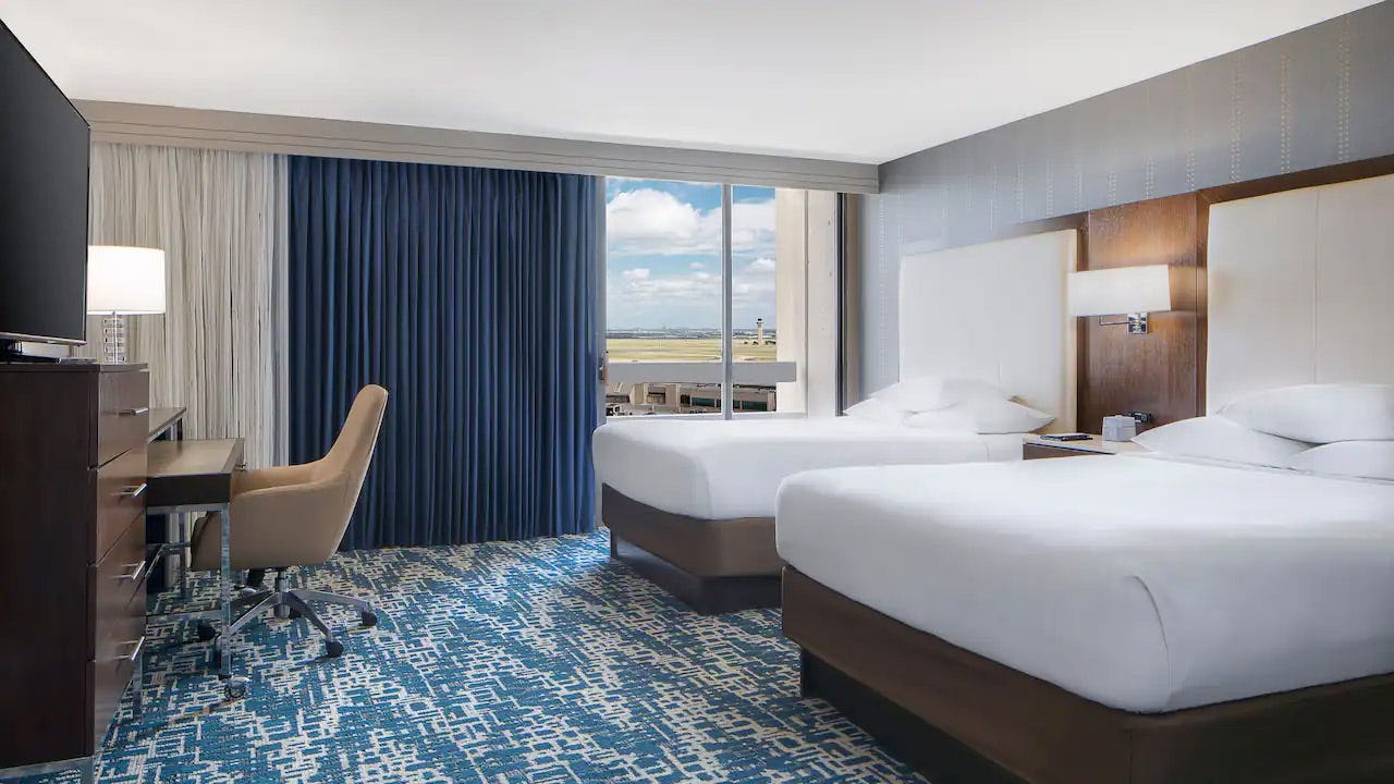 2 Queen Beds High Floor