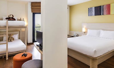 Family Room with 1 Double and 1 Bunk Bed