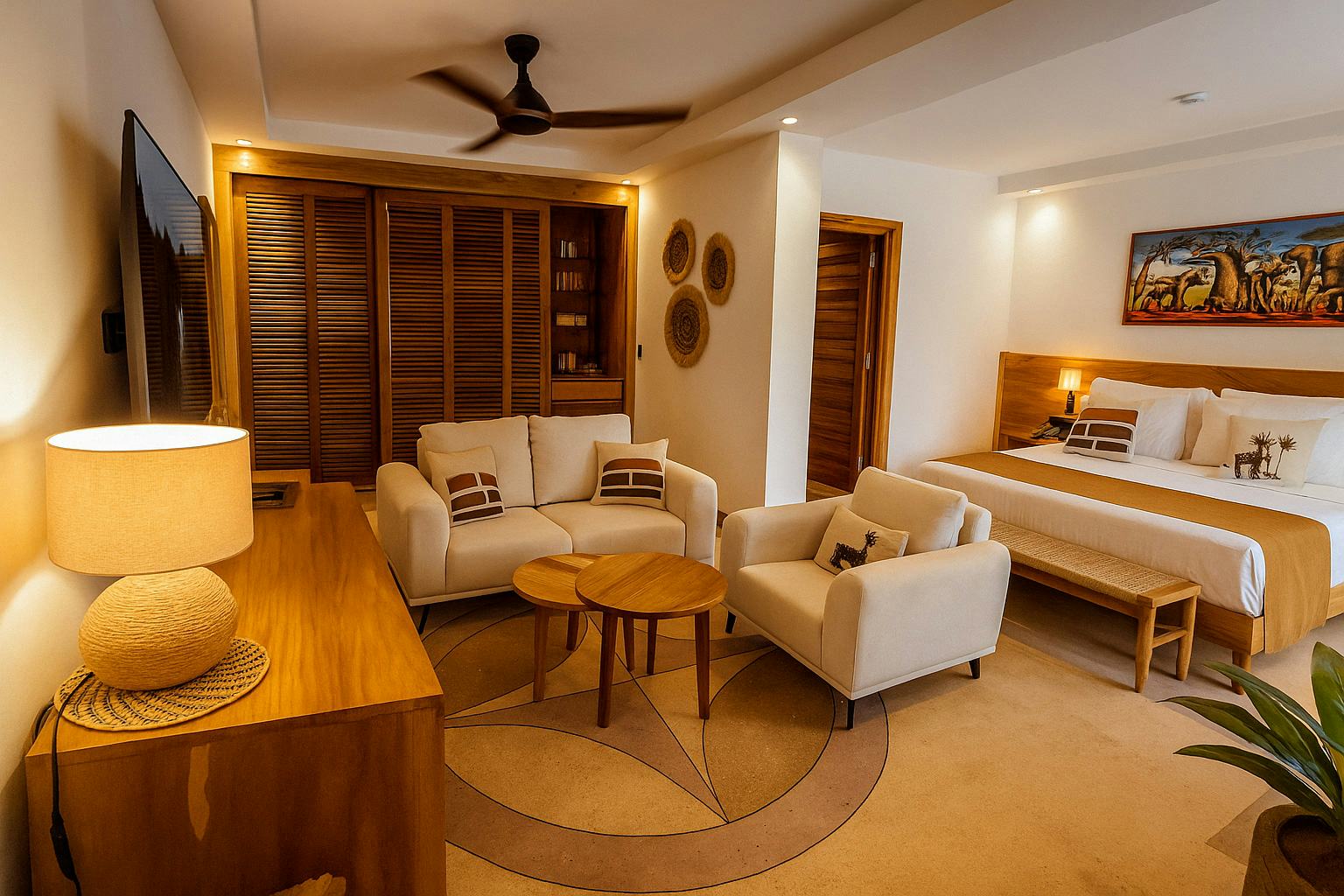 Deluxe, King or Twin Bed, Garden View