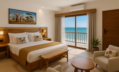 Deluxe, King or Twin Bed, Ocean Front View