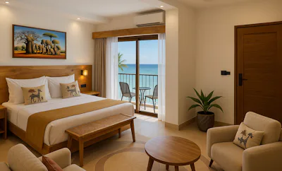 Premium Deluxe, King or Twin Bed, Ocean Front View