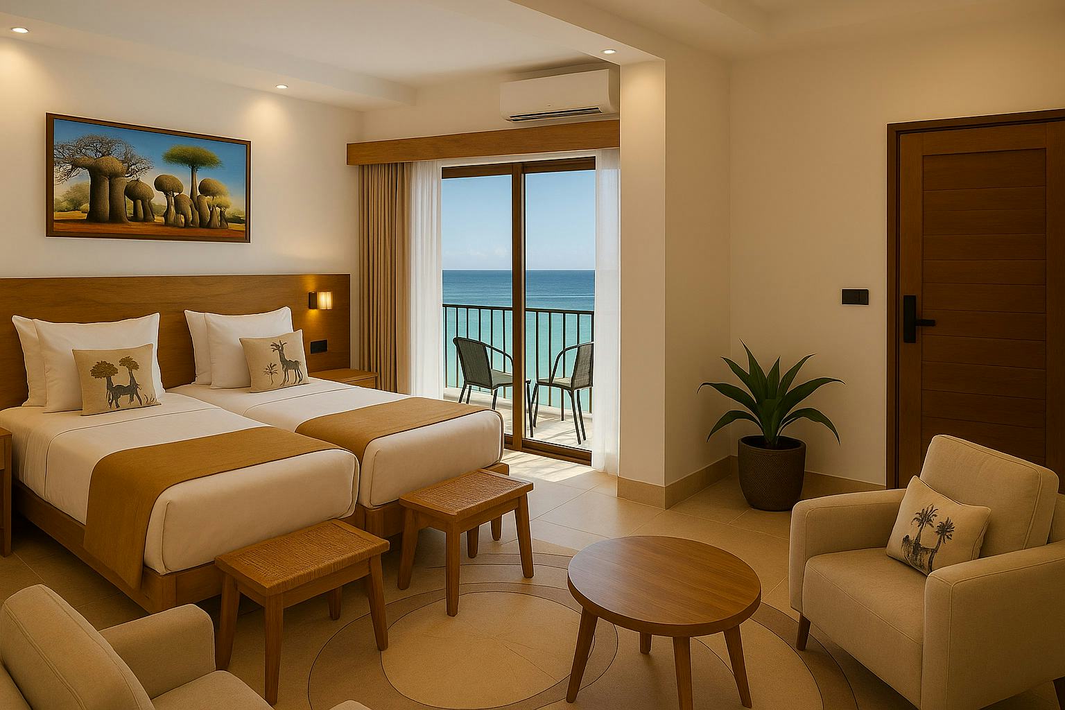 Premium Deluxe, King or Twin Bed, Ocean View