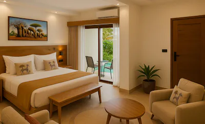 Premium Deluxe, King or Twin Bed, Swim Up