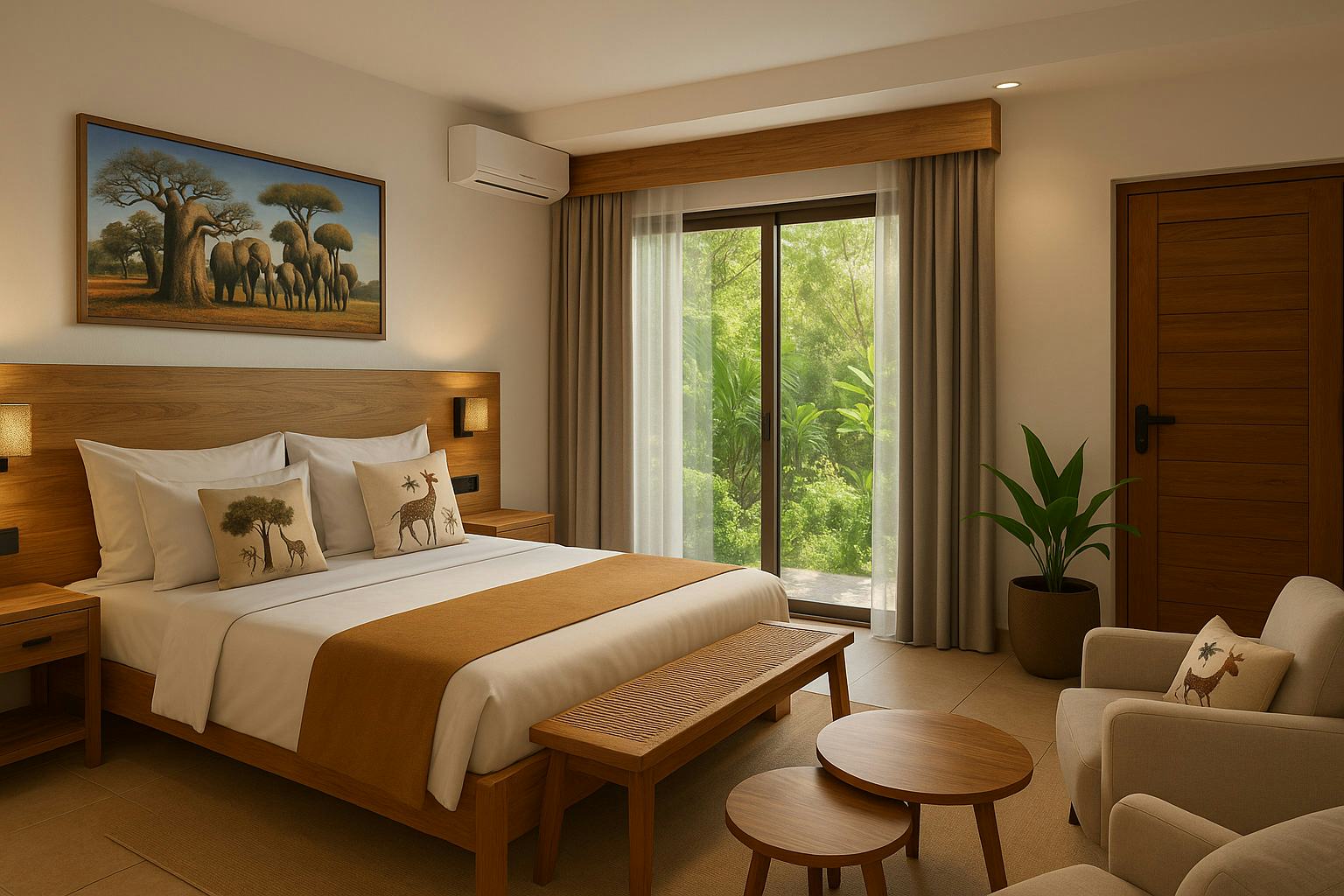 Superior, King or Twin Bed, Garden View