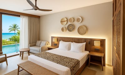 Deluxe, King Bed, Swim Up, Ocean View