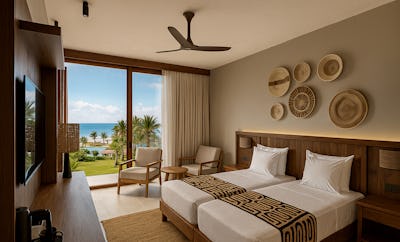 Superior, Twin Beds, Swim Up, Ocean View