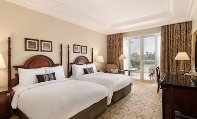 DELUXE GARDEN DOUBLE, DELUXE GUEST ROOM, 2 DOUBLES, PRIVATE GARDEN VIEW, GARDEN VIEW