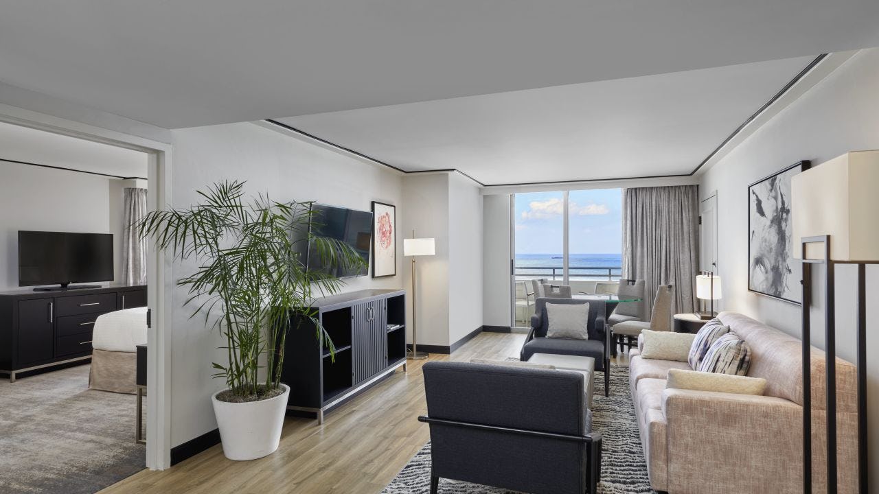 Ocean Front Double Suite with Balcony