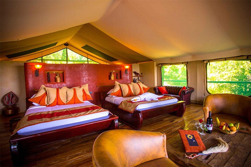Large tented suites