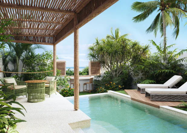 Deluxe Villa with Partial Sea View