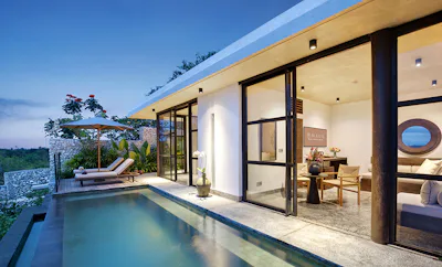 One Bedroom Deluxe Pool with Sea View