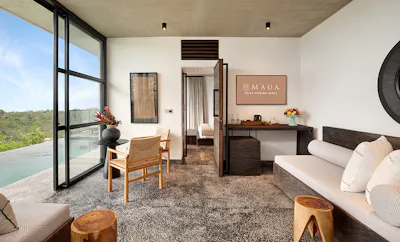 One Bedroom Deluxe Pool with Sea View